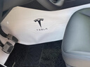 FOLOMODO特斯拉煥新版ModelY/3中控兩側防踢墊真納帕皮白色絨面保護板配件 煥新Y/YL【中控兩側防踢墊】白色 曬單實(shí)拍圖