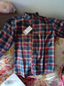 老人頭（LAORENTOU）經(jīng)典款加厚純棉格子長(cháng)袖襯衫中青年男士秋季 IF-25143藍紅格 L 推薦125-140斤 曬單實(shí)拍圖