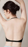 幸棉明星同款深V內衣美背無(wú)痕聚攏U型小胸顯大掛脖吊帶露背文胸可外穿 奶白色 【超薄款0.8CM】 M (超薄款70C/75ABC/輕盈款75AB) 曬單實(shí)拍圖