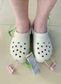 卡駱馳（crocs）經(jīng)典云朵Clog女沙灘洞洞鞋涼拖鞋206750 206750-2Y2  38  曬單實(shí)拍圖