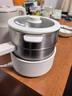 olayks立時(shí) 電煮鍋分體式 2.5L不銹鋼小電鍋電飯煲小型1-2人學(xué)生宿舍多功能鍋蒸煮煎炒鍋泡面鍋小鋼灶 曬單實(shí)拍圖