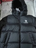 駱駝（CAMEL）【迪麗熱巴同款】羽神短款羽絨服熱反射升溫保暖加厚連帽面包服 734CA6B605A,幻影黑，男女同款 M 曬單實(shí)拍圖
