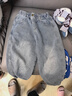 班尼路童裝男童褲子兒童牛仔褲春秋2025年新款中大童水洗耐磨潮酷長(cháng)褲 深藍 BNL耳機小熊X 130 曬單實(shí)拍圖