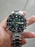 天梭（TISSOT）瑞士手表男海星系列潛水計時(shí)石英男表男士腕表送男友送老公現貨 T120.417.11.091.01綠盤(pán)鋼帶 曬單實(shí)拍圖