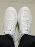 百麗百搭小白鞋男鞋一腳蹬休閑板鞋 白色-內增高A2009  41 曬單實(shí)拍圖