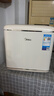 美的小冰箱 迷你復古小型冰箱家用宿舍 節能美妝面膜茶葉水果酒水飲料柜冷藏冰吧電冰箱 新品46升復古小冰箱單開(kāi)門(mén)冷藏奶酪小方 曬單實(shí)拍圖