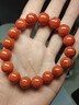 峨眉山?jīng)錾侥霞t瑪瑙手串情侶手鏈男女款本命年轉運珠生日禮物 曬單實(shí)拍圖