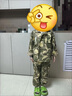 G.duck小黃鴨兒童迷彩服套裝男女童軍訓服中小童運動(dòng)裝學(xué)生夏令營(yíng)訓練服 沙漠迷彩三件套 120 尺碼5~6歲【110-120cm】 曬單實(shí)拍圖