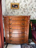 臥室大容量五斗柜抽屜柜美式實(shí)木儲物柜客廳收納柜木質(zhì)邊柜置物柜 大容量六斗柜/109*50*126CM長(cháng)寬高 曬單實(shí)拍圖