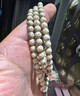 雙萍大留白星月菩提子海南108顆原生態(tài)脂老型畢業(yè)級佛珠高密順白男女 精品大留白星月圓珠 6mm 曬單實(shí)拍圖
