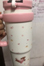 STANLEY同廠(chǎng)保溫杯吸管巨無(wú)霸大容量冰霸杯女生高顏值水杯子 清新粉1000ml 曬單實(shí)拍圖