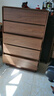 TKRK德國品牌實(shí)木斗柜收納柜臥室客廳簡(jiǎn)約邊柜儲物柜胡桃色柜子五斗柜 胡桃色五斗柜長(cháng)80CM-落地款 曬單實(shí)拍圖
