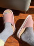 樸西夏季新款優(yōu)質(zhì)仿天然亞麻拖鞋百搭居家防滑情侶可外穿亞麻涼拖鞋 蜜桃粉【溫柔女神】 36-37 (卡碼拍大) 曬單實(shí)拍圖
