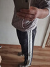 adidas潘展樂(lè )同款拒水休閑梭織運動(dòng)直筒褲男裝秋冬阿迪達斯輕運動(dòng)   黑色/白色   XL 曬單實(shí)拍圖