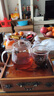耐高溫防爆玻璃花茶壺過(guò)濾紅茶茶壺功夫玻璃茶壺 明玉壺600ml 曬單實(shí)拍圖
