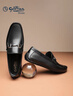 金利來(lái)（Goldlion）男鞋樂(lè )福鞋豆豆鞋輕便舒適套腳商務(wù)休閑鞋G567310469AAB黑色41 曬單實(shí)拍圖