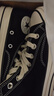 匡威（Converse）1970s 經(jīng)典三星標高幫帆布鞋情侶運動(dòng)鞋學(xué)生鞋休閑帆布鞋 經(jīng)典黑色高幫 39 /6 曬單實(shí)拍圖