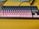 邁從（MCHOSE）G87 V2旋鈕無(wú)線(xiàn)機械鍵盤(pán)電競游戲客制化有線(xiàn)/藍牙三模87鍵配列g(shù)asket結構全鍵熱插拔筆記本辦公 G87 V2 黑莓粉漸變側刻 快金軸 曬單實(shí)拍圖