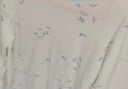 英氏（YEEHOO）【商場(chǎng)同款】牛奶絲嫩膚童裝保暖上衣男女抑菌睡衣Z 海鳥(niǎo)白 120 cm 曬單實(shí)拍圖