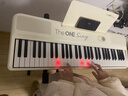 The ONE郎朗代言彈唱琴Sing自動(dòng)擋智能鋼琴初學(xué)者成年人61鍵便攜式 白色 曬單實(shí)拍圖