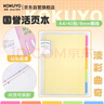 國譽(yù)(KOKUYO)淡彩曲奇A4活頁(yè)本Campus筆記本子活頁(yè)紙替換芯精美5色索引分隔頁(yè) 40張 透明 WSG-RUCP10NT 曬單實(shí)拍圖