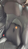 齊選汽車(chē)電動(dòng)按摩腰靠車(chē)載靠墊出行必備汽車(chē)靠背腰靠車(chē)用頸椎枕護腰 震動(dòng)按摩款【頭枕+腰靠】 暗夜黑 曬單實(shí)拍圖
