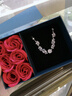 銀千惠2克拉玫瑰花手鏈女士款輕奢手串高端小眾520情人節生日禮物送女友 玫瑰戀人手鏈+七倉配送/當次日達 爆閃/高級感玫瑰花禮盒送老婆/女生生日禮物 曬單實(shí)拍圖