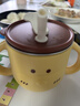 英氏（YEEHOO）兒童吸管杯水壺學(xué)生水杯寶寶喝水杯牛奶杯嬰兒用品增加輔食手柄杯 小狗牛奶杯 250ml 曬單實(shí)拍圖