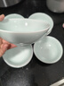 金納誠景德鎮釉下彩高溫手工玉青瓷家用吃飯米飯碗陶瓷面碗中式簡(jiǎn)約餐具 玉青瓷5英寸米飯碗1個(gè) 曬單實(shí)拍圖