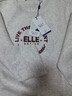 ELLE ACTIVE簡(jiǎn)約時(shí)尚字母刺繡衛衣女基礎百搭舒適圓領(lǐng)套頭上衣 花灰色 L 曬單實(shí)拍圖