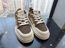 PAULQIYU保羅男鞋2026新款春季男士透氣板鞋輕尚百搭運動(dòng)鞋上班平底鞋子男 卡其 41 曬單實(shí)拍圖
