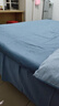 雅鹿純棉100%被套200x230cm單件全棉150x200被罩學(xué)生宿舍單雙人被子套 賓利藍+湖蘭【100%新疆棉 自由裸睡】 200*230cm被套單件 曬單實(shí)拍圖