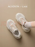 奧古獅登（Agsdon）老爹鞋女春季ins潮麥穗百搭鞋子女厚底增高運動(dòng)鞋 231151 香風(fēng) 37 曬單實(shí)拍圖