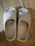 樸西男士四季抗菌室內浴室洗澡防滑居家情侶涼拖女 灰色 44-45 曬單實(shí)拍圖