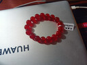 石頭記（istone）紅瑪瑙手鏈情侶手串12mm新中式生日禮物送女友 曬單實(shí)拍圖