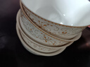 浩雅景德鎮碗具套裝陶瓷米飯碗小湯碗面碗太陽(yáng)島4.5英寸金鐘碗10個(gè)裝 曬單實(shí)拍圖
