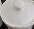 紅牡丹純白骨瓷燉盅家用陶瓷單個(gè)碗釉下彩蒸蛋羹帶蓋湯盅保溫燕窩燉罐 純白4英寸燉盅1個(gè)300ml 曬單實(shí)拍圖