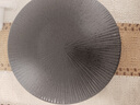 onlycook 日式陶瓷西餐盤(pán)子 8寸10寸水果盤(pán)餐盤(pán)餐碟 家用套裝菜盤(pán) 黑色8寸 曬單實(shí)拍圖
