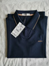 愛(ài)登堡Edenbo短袖翻領(lǐng)T恤衫男夏季簡(jiǎn)約商務(wù)上衣深藍180/96A(2XL) 曬單實(shí)拍圖