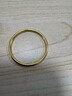 鍍黃金戒指足銀999素圈閨蜜情侶對戒實(shí)心古法滿(mǎn)天星尾戒簡(jiǎn)約閉口 光面一只 8號 曬單實(shí)拍圖