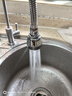 歐菲斯水龍頭延伸器 精銅防濺水 萬(wàn)向旋轉增壓廚房節水器 【精銅】球頭中長(cháng)14.5cm 曬單實(shí)拍圖