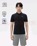 KOLON SPORT/可隆POLO衫 男子戶(hù)外運動(dòng)防曬接觸涼感X-COT短袖上衣 LHPT5MN117-BK 黑色 2XL 185/104A 曬單實(shí)拍圖
