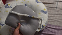 十月結晶哺乳枕頭喂奶枕多功能護腰神器躺喂抱娃嬰兒 鯨游一夢(mèng)+寶寶枕 曬單實(shí)拍圖