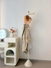 衣炫卡通衣架落地衣帽架掛衣架臥室豎型晾衣架床邊簡(jiǎn)易立式家用收納架 卡通款丨白色丨原木鉤 曬單實(shí)拍圖