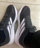 阿迪達斯（adidas）男鞋跑步鞋春夏戶(hù)外休閑防滑運動(dòng)鞋 一號黑/亮白/深麻灰 40.5 曬單實(shí)拍圖