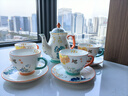 JOYYE茶具套裝花園功夫茶具整套釉下彩高檔喬遷生日三八婦女節伴手禮物 曬單實(shí)拍圖