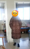播商場(chǎng)同款白鵝絨連帽中長(cháng)款羽絨服女24冬款保暖外套BDR4RD3536 O80椒褐 M 曬單實(shí)拍圖