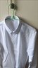 南極人襯衫男純色長(cháng)袖商務(wù)襯衫男士棉質(zhì)舒適襯衣外套修身白襯衫男2XL 曬單實(shí)拍圖