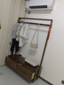 PALULA BUFFY北美胡桃木落地掛衣架家用臥室可移動(dòng)晾衣架輕奢全實(shí)木斗柜衣帽架 85厘米加高胡桃色 進(jìn)口胡桃木 曬單實(shí)拍圖