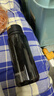 天喜（TIANXI）磁彈泡茶杯磁吸茶水分離杯子運動(dòng)水壺大容量水杯男士喝茶杯 【磁吸泡茶】時(shí)尚黑820ml 曬單實(shí)拍圖